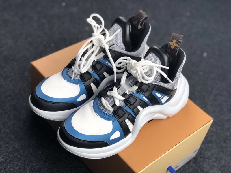 Authentic LV Run Away Sneaker Blue